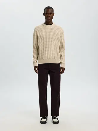 SELECTED | Pull SLHTOM | beige